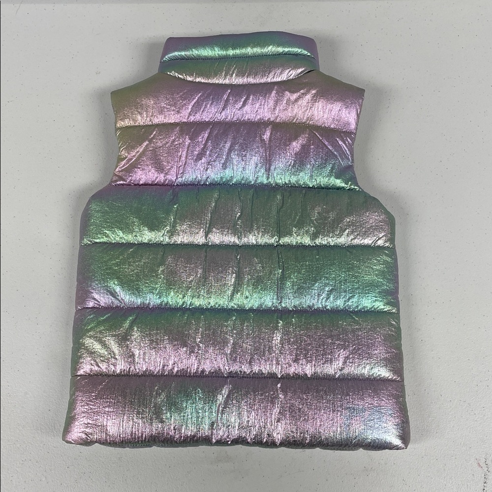 Toddler Iridescent Puffer Vest - Picture 2 of 6